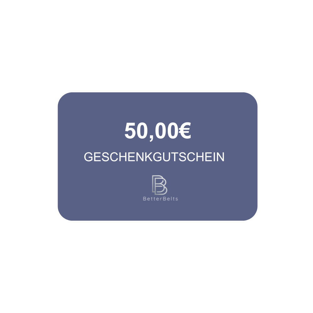 Gutschein BetterBelts - Geschenkgutschein per Mail