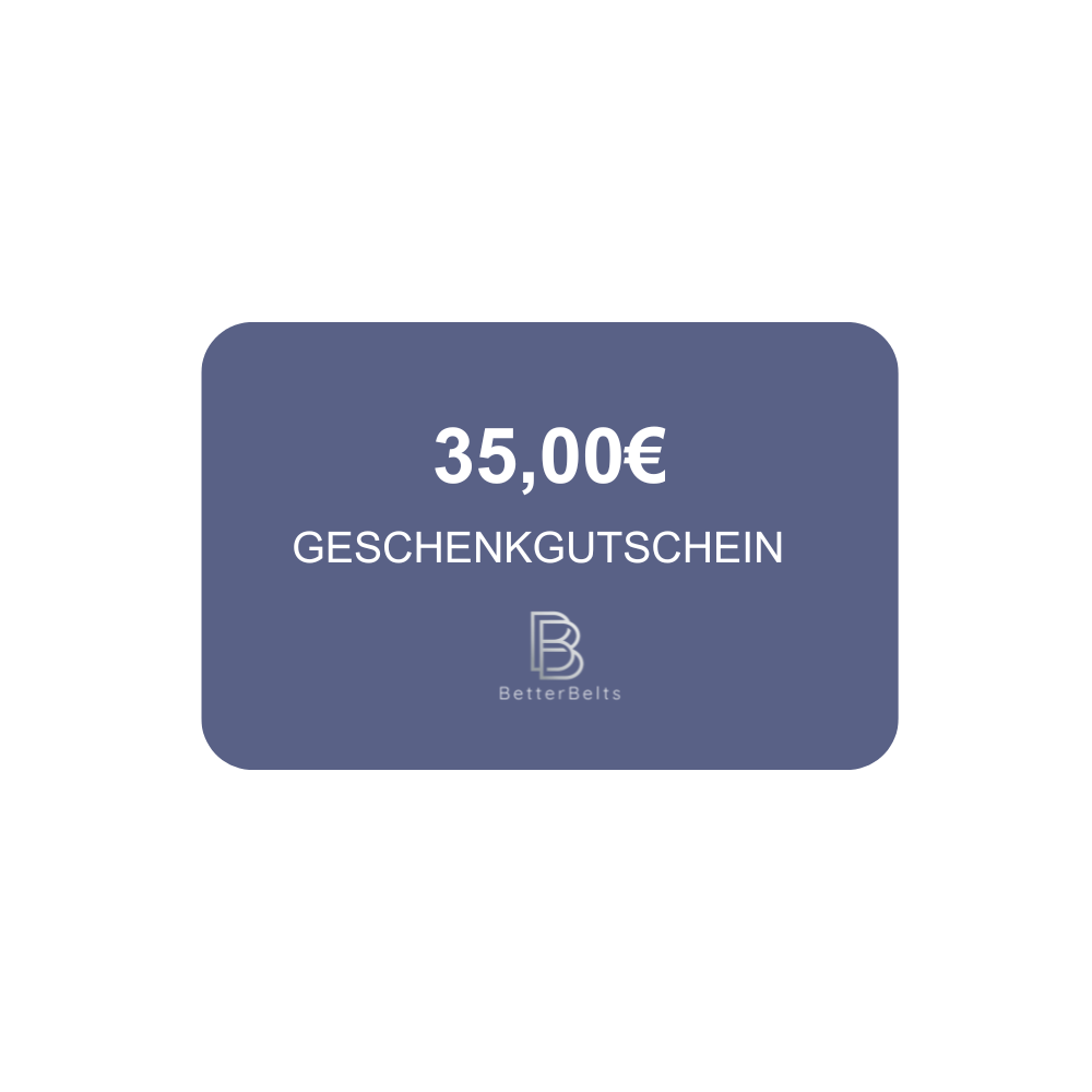 Gutschein BetterBelts - Geschenkgutschein per Mail