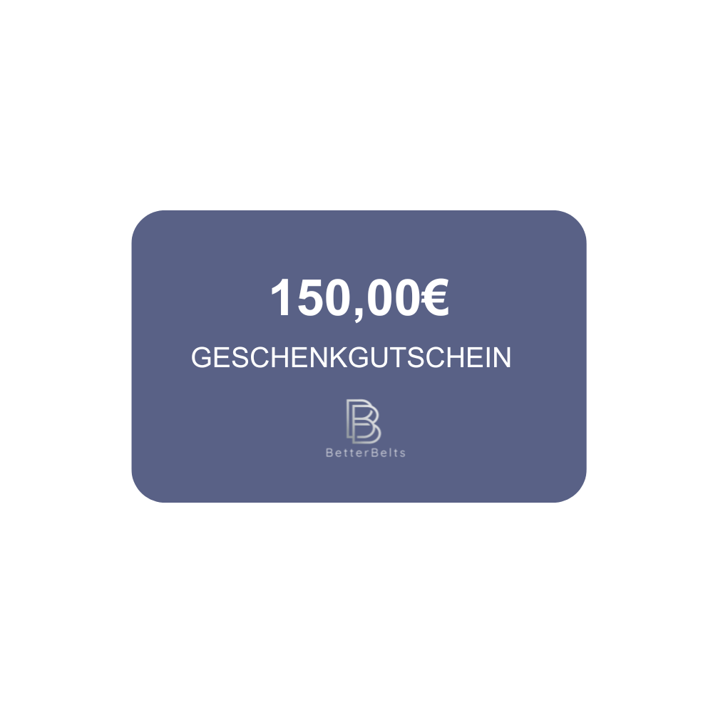 Gutschein BetterBelts - Geschenkgutschein per Mail