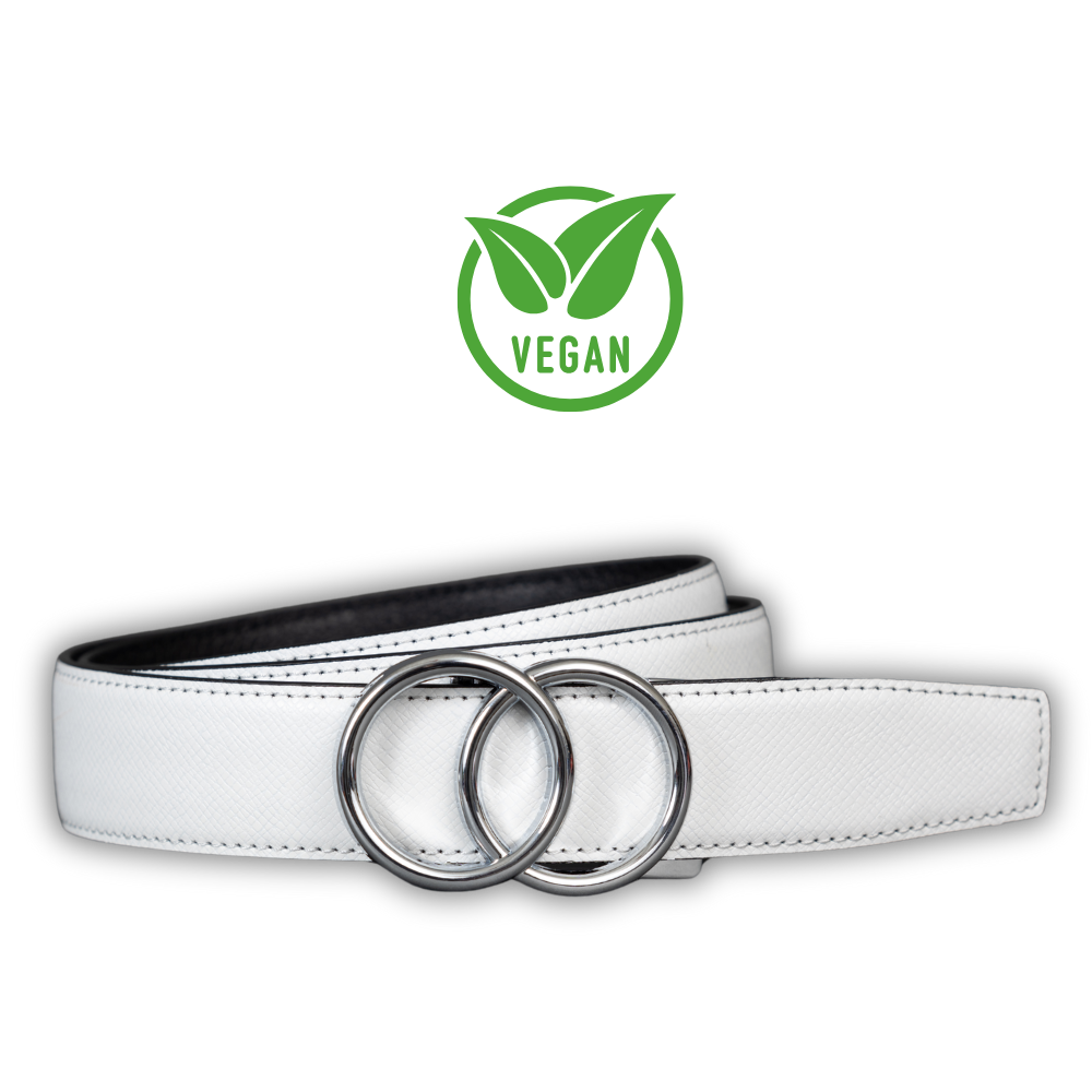 Automatikgürtel - Vegan Snow White x Silver Loop
