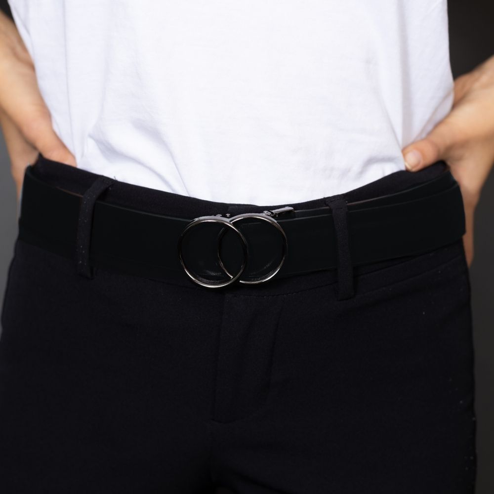 Automatikgürtel - Classic Black x Black Loop