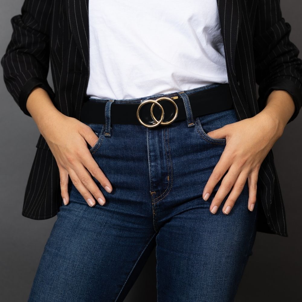 Automatikgürtel - Classic Black x Gold Loop