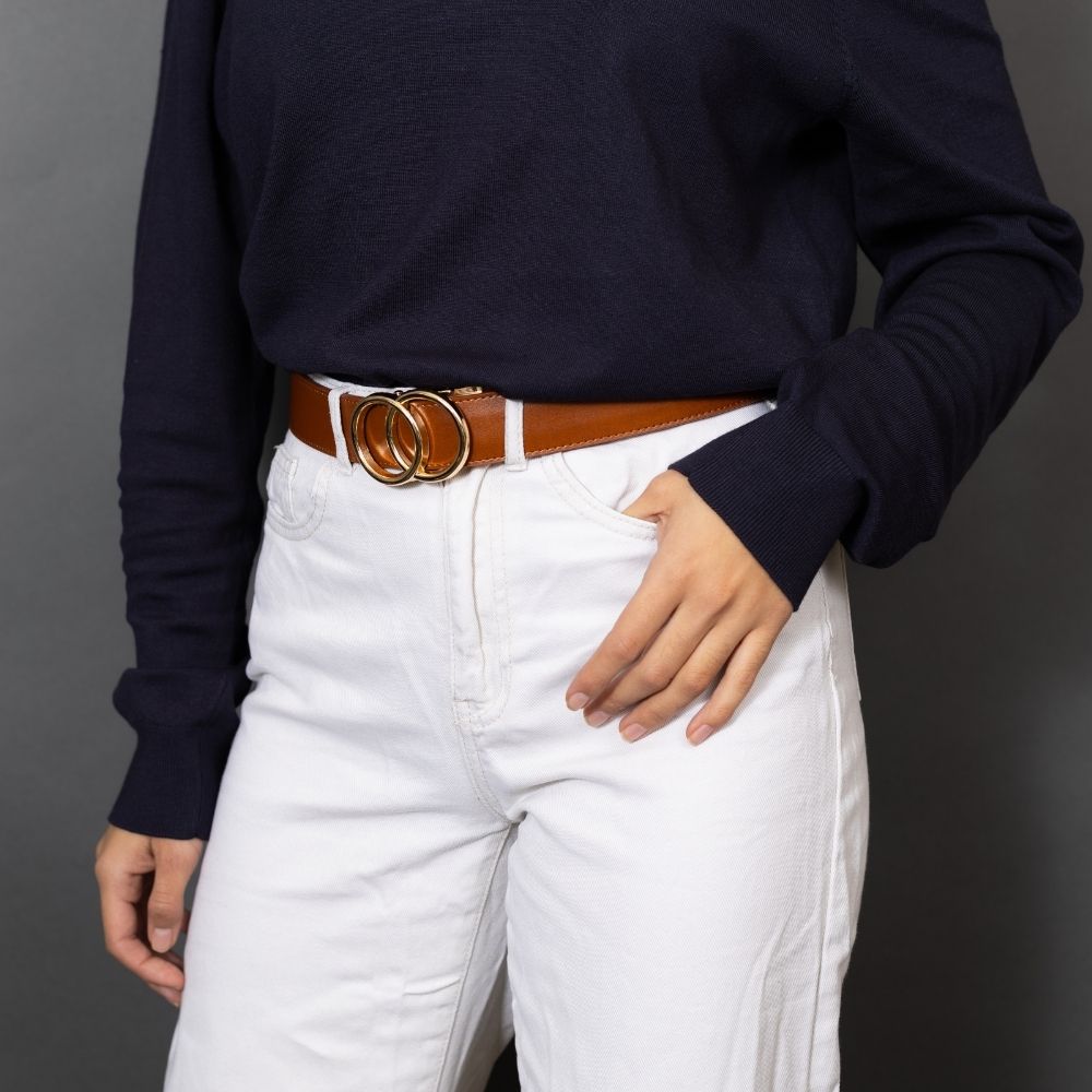 Automatikgürtel - Robust Brown x Gold Loop