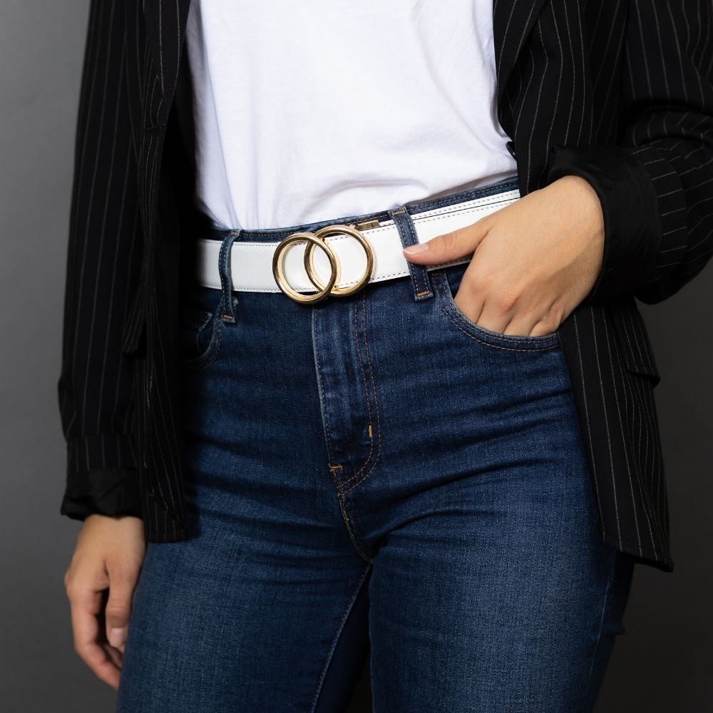 Automatikgürtel - Vegan Snow White x Loop Gold