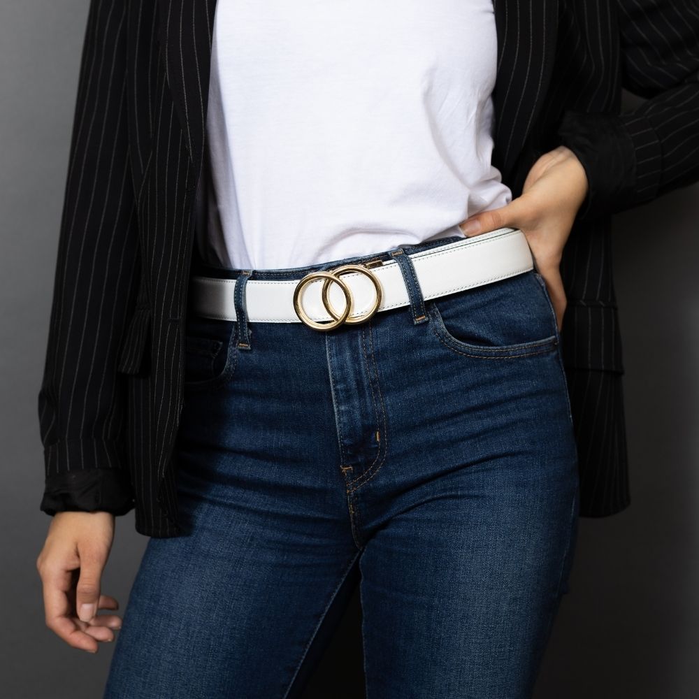 Automatikgürtel - Vegan Snow White x Loop Gold