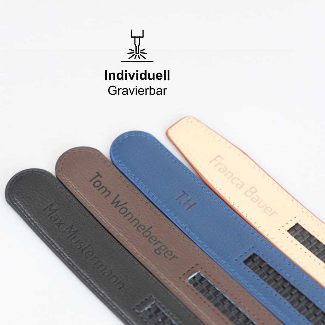 Automatikgürtel - Classic Black x Black Loop