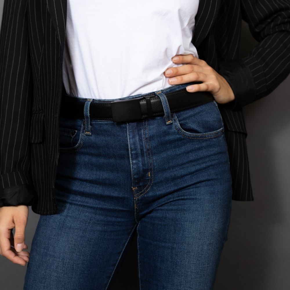 Automatikgürtel - Slim Black x Midnight Black