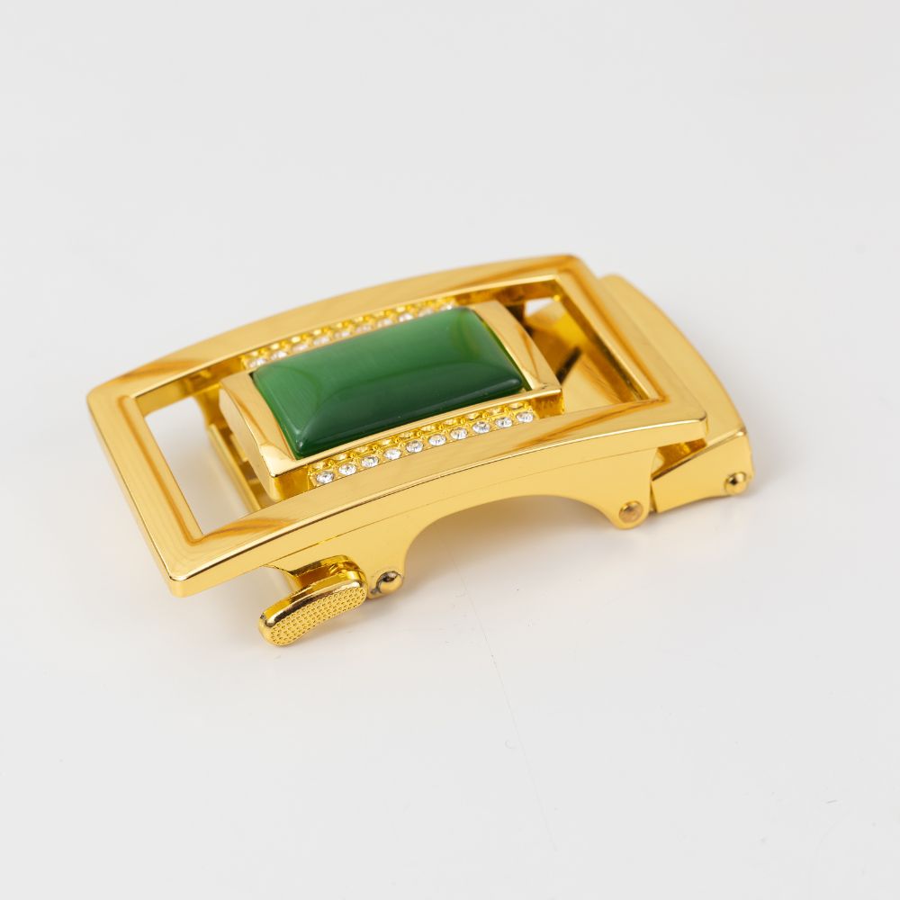 Gürtelschnalle "Golden Smaragd"