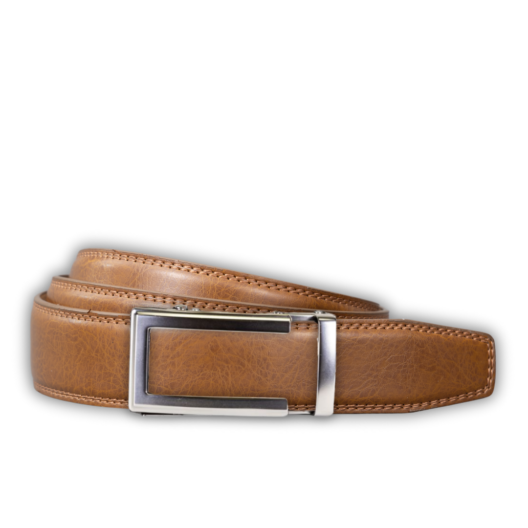 Automatikgürtel - Buffalo Brown x Nova Silver